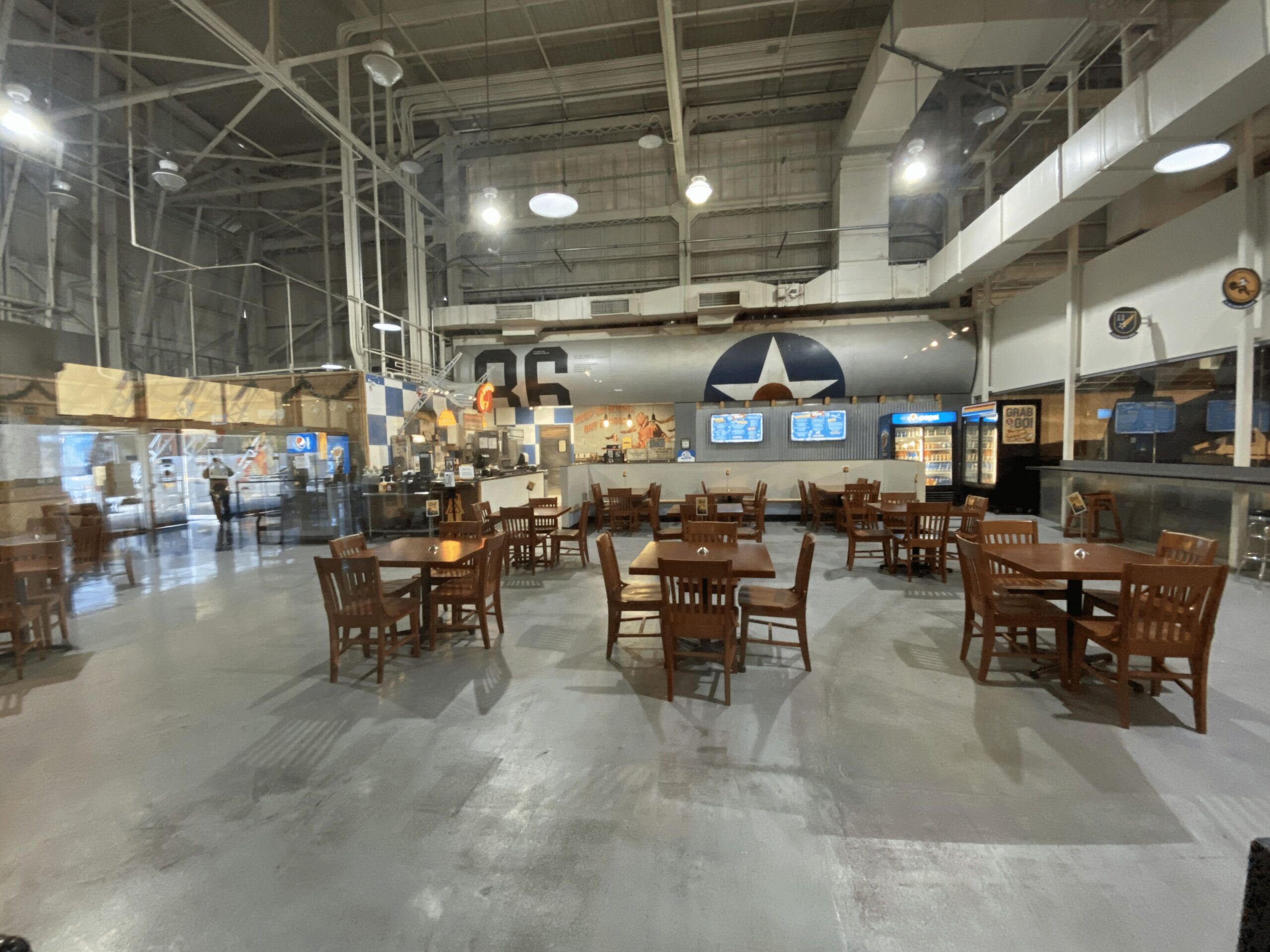 Pearl Harbor Aviation Museum on Ford Island is the Laniakea Cafe