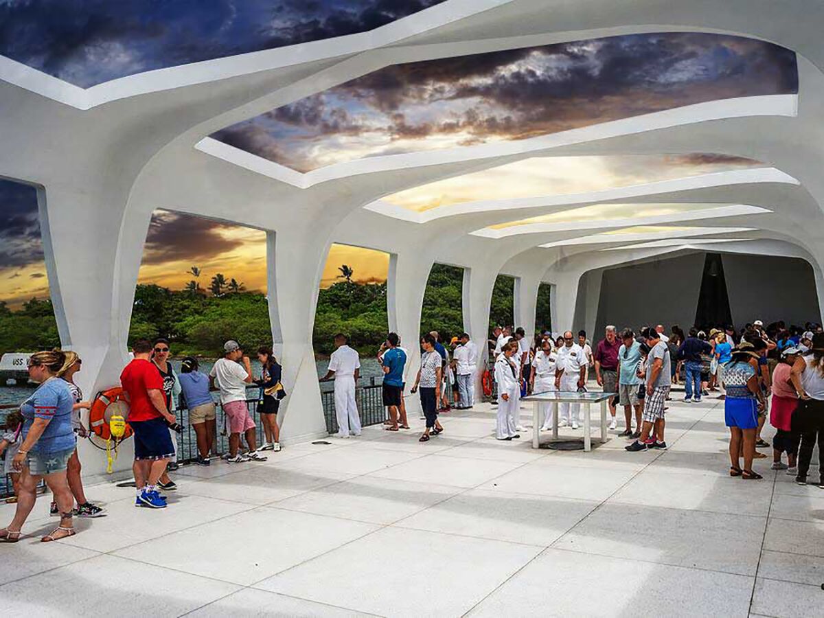 Memorial Monument at Pearl Harbor