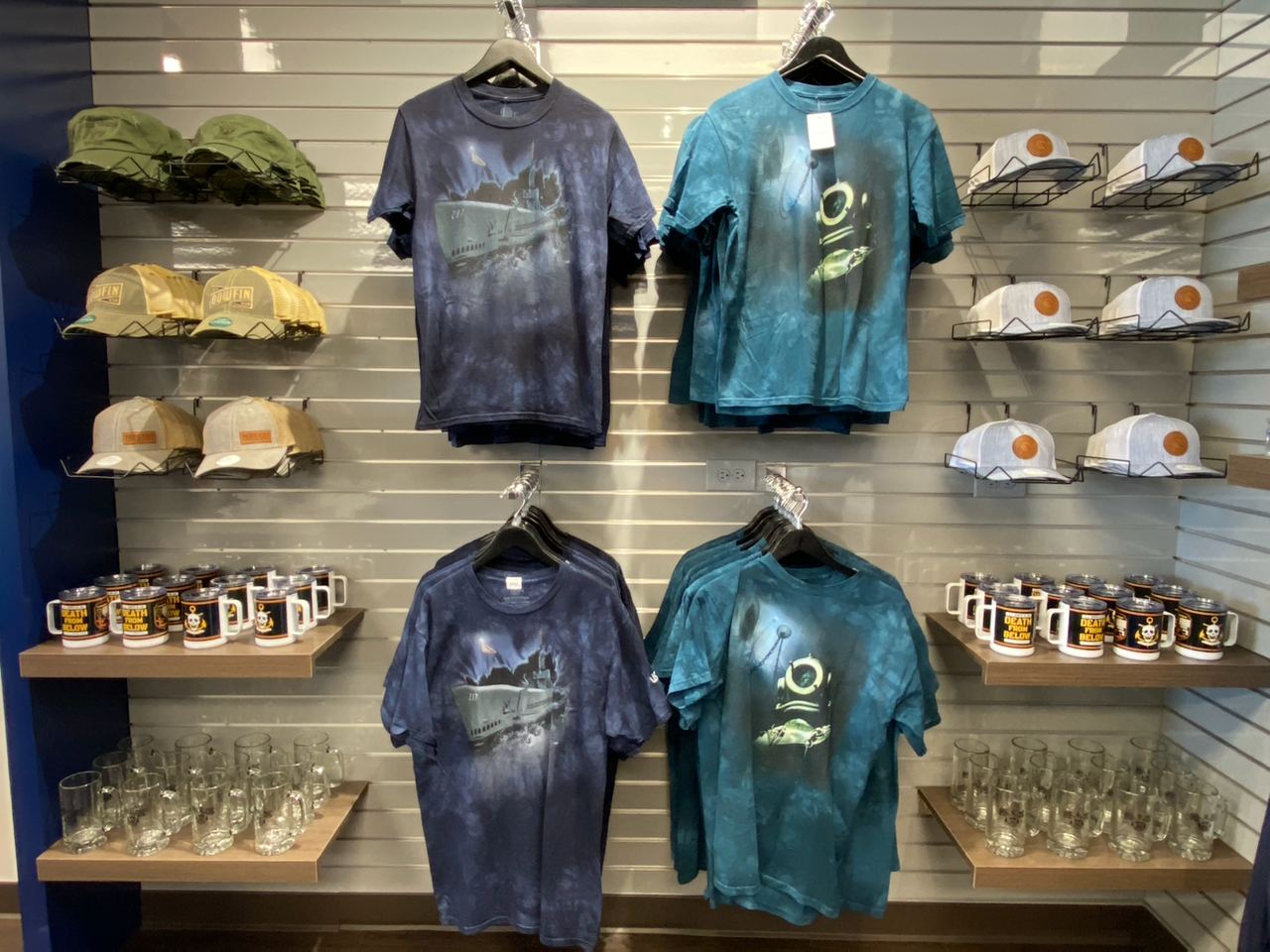 Cap, Mugs, and T-shirts